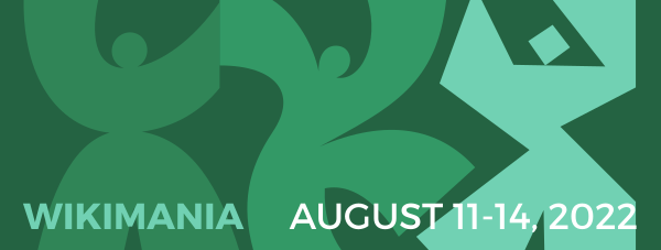Wikimania 2022 - Déclinaison du logo initial