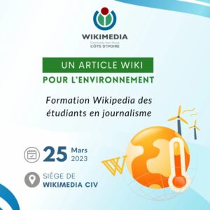 Visuel de l'activité un article Wiki pour l'environnement