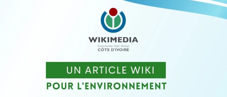 Visuel de l'activité un article Wiki pour l'environnement