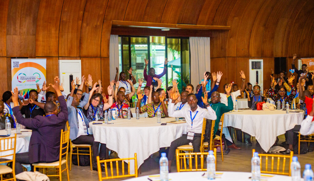 Les participants à la 7e édition de la WikiConvFr, à Abidjan 